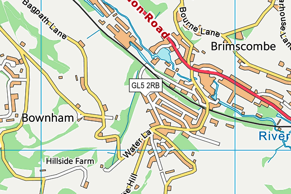 GL5 2RB map - OS VectorMap District (Ordnance Survey)