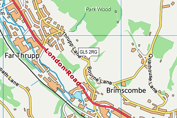 GL5 2RG map - OS VectorMap District (Ordnance Survey)