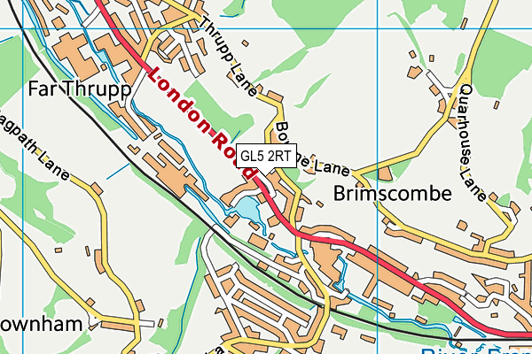 GL5 2RT map - OS VectorMap District (Ordnance Survey)