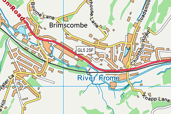 GL5 2SF map - OS VectorMap District (Ordnance Survey)