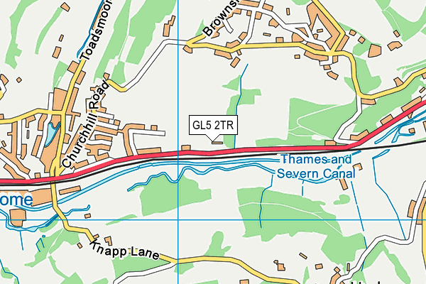 GL5 2TR map - OS VectorMap District (Ordnance Survey)