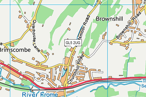 GL5 2UG map - OS VectorMap District (Ordnance Survey)