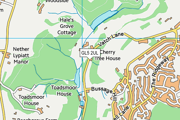 GL5 2UL map - OS VectorMap District (Ordnance Survey)