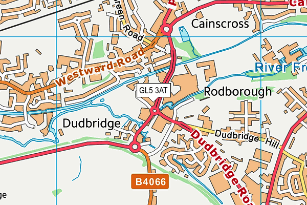 GL5 3AT map - OS VectorMap District (Ordnance Survey)