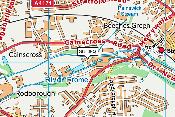 GL5 3EQ map - OS VectorMap District (Ordnance Survey)