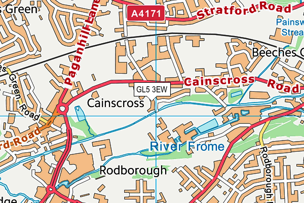 Map of COTSWOLD CARPENTRY & CONSTRUCTION LTD at district scale