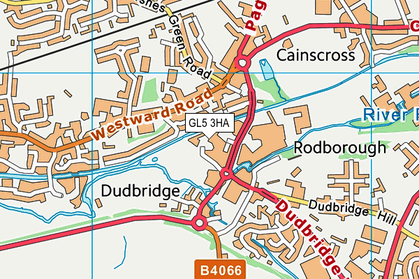 GL5 3HA map - OS VectorMap District (Ordnance Survey)
