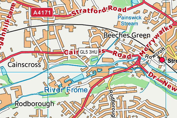 GL5 3HU map - OS VectorMap District (Ordnance Survey)