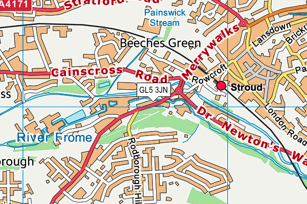 GL5 3JN map - OS VectorMap District (Ordnance Survey)