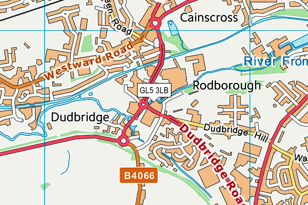 GL5 3LB map - OS VectorMap District (Ordnance Survey)