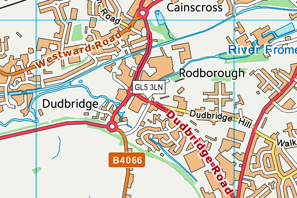 GL5 3LN map - OS VectorMap District (Ordnance Survey)