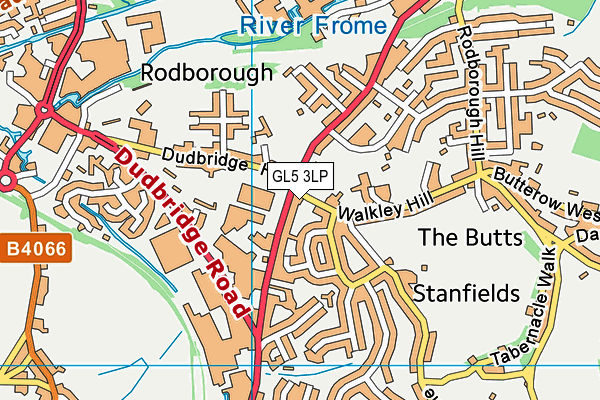 GL5 3LP map - OS VectorMap District (Ordnance Survey)