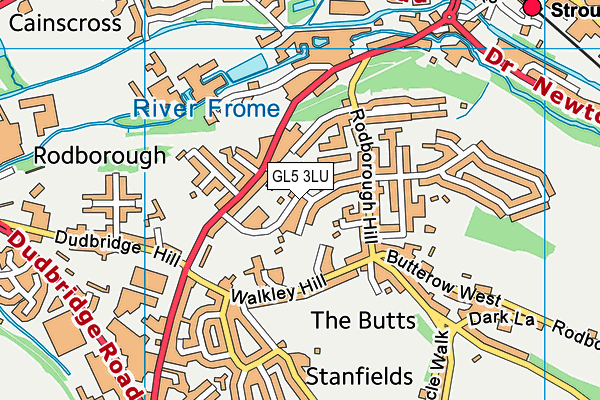 GL5 3LU map - OS VectorMap District (Ordnance Survey)