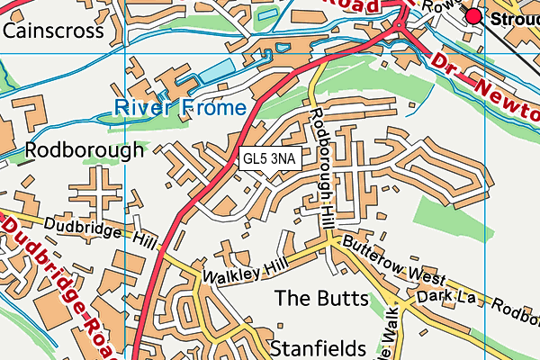 GL5 3NA map - OS VectorMap District (Ordnance Survey)