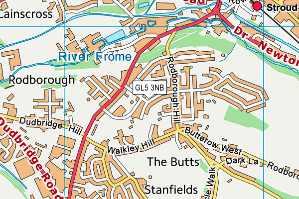 GL5 3NB map - OS VectorMap District (Ordnance Survey)