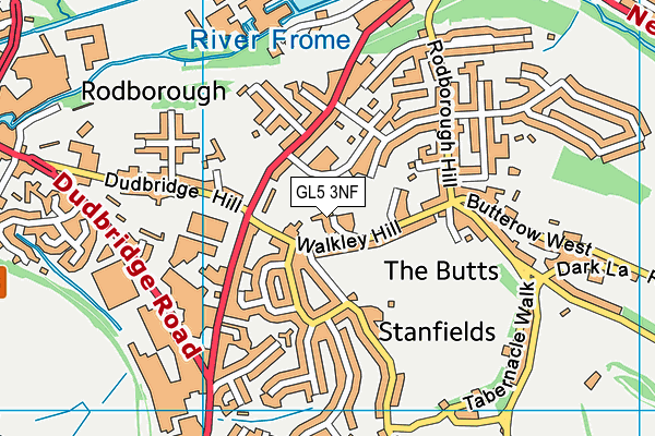 GL5 3NF map - OS VectorMap District (Ordnance Survey)