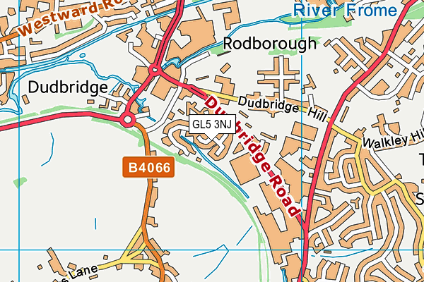 GL5 3NJ map - OS VectorMap District (Ordnance Survey)