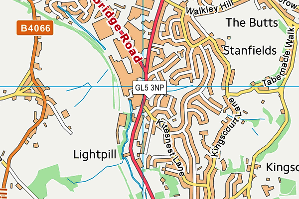 GL5 3NP map - OS VectorMap District (Ordnance Survey)