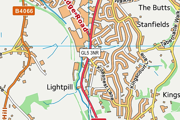 GL5 3NR map - OS VectorMap District (Ordnance Survey)