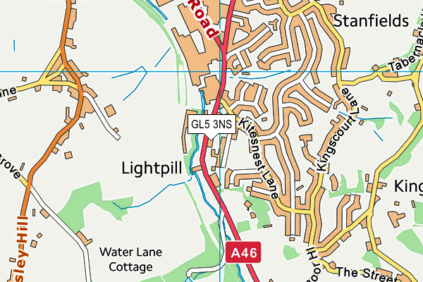 GL5 3NS map - OS VectorMap District (Ordnance Survey)