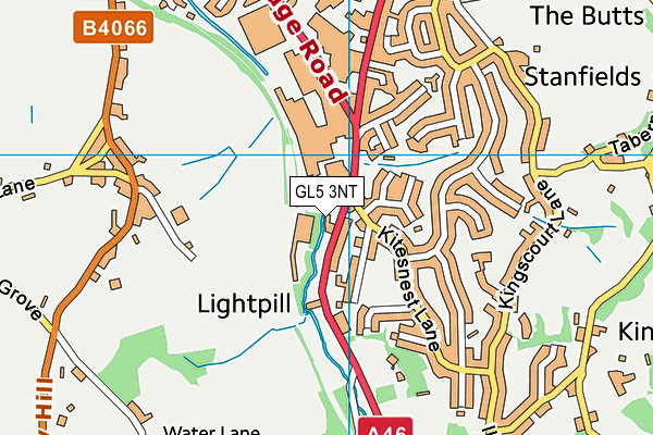 GL5 3NT map - OS VectorMap District (Ordnance Survey)