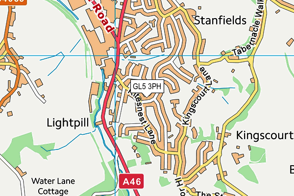 GL5 3PH map - OS VectorMap District (Ordnance Survey)