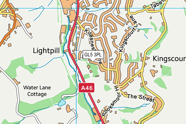 GL5 3PL map - OS VectorMap District (Ordnance Survey)