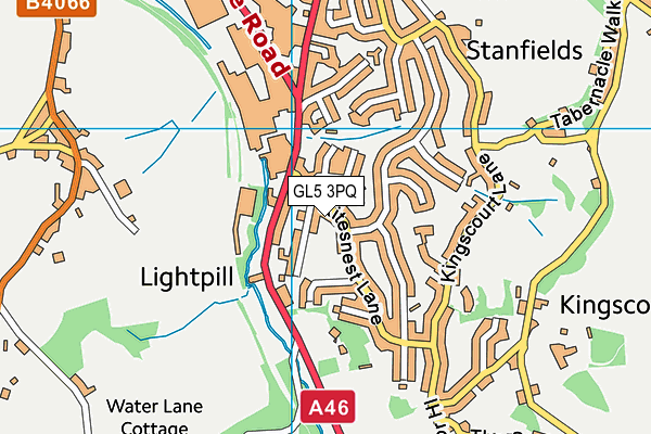 GL5 3PQ map - OS VectorMap District (Ordnance Survey)