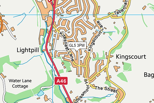 Map of FIVE VALLEYS AUTOMOTIVE LTD at district scale