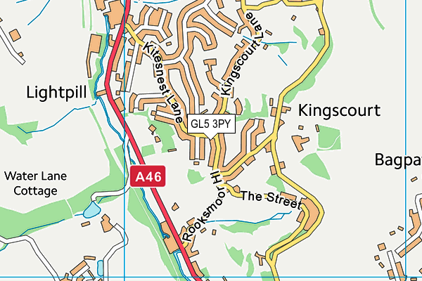 GL5 3PY map - OS VectorMap District (Ordnance Survey)