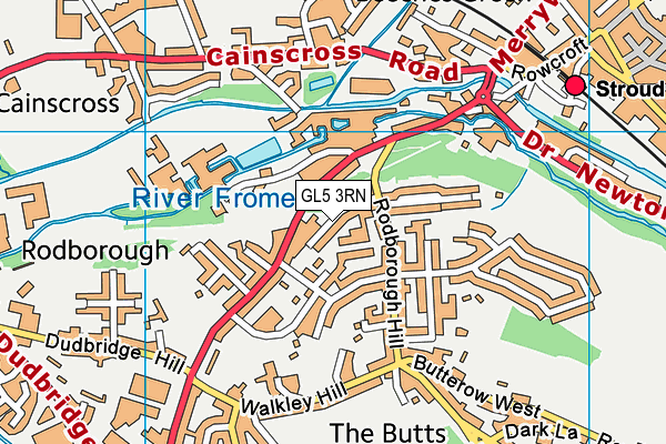 GL5 3RN map - OS VectorMap District (Ordnance Survey)