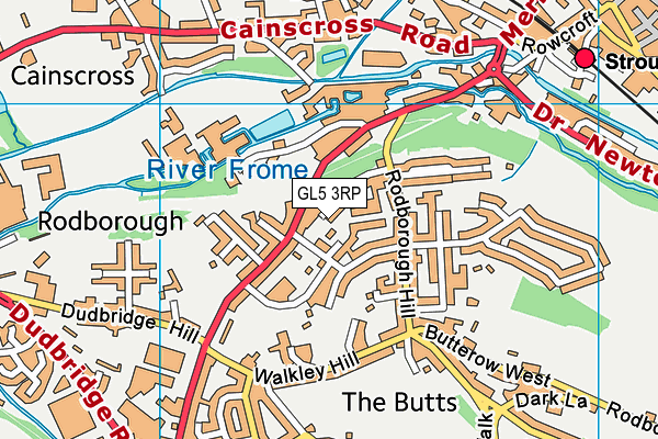 GL5 3RP map - OS VectorMap District (Ordnance Survey)