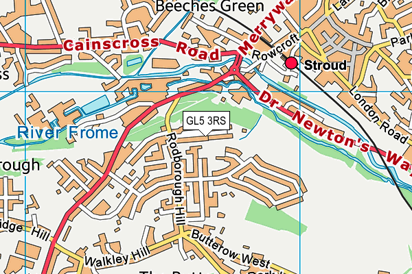 GL5 3RS map - OS VectorMap District (Ordnance Survey)