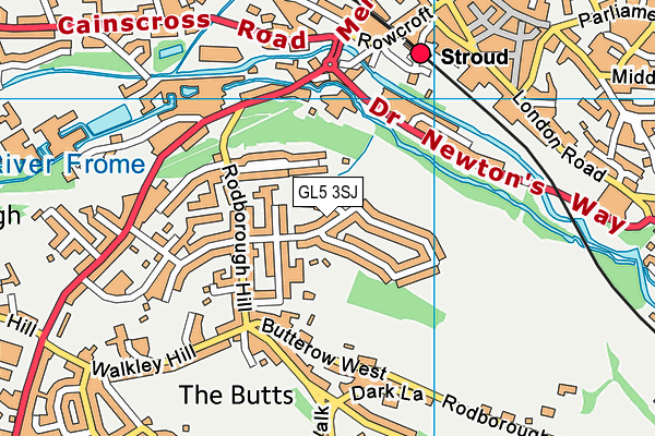 GL5 3SJ map - OS VectorMap District (Ordnance Survey)