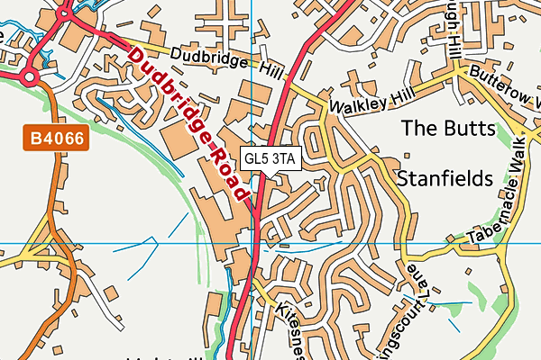 Map of CREATIVE THREAD CIC at district scale