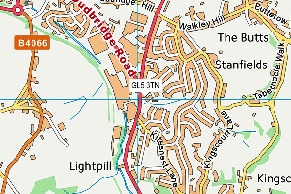 GL5 3TN map - OS VectorMap District (Ordnance Survey)