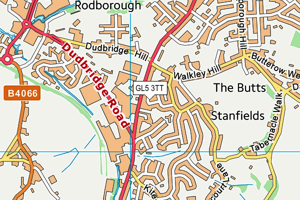 GL5 3TT map - OS VectorMap District (Ordnance Survey)