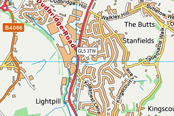 Map of COTSWOLDS ADVENTURES LTD at district scale