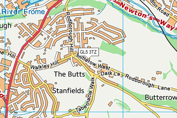 GL5 3TZ map - OS VectorMap District (Ordnance Survey)