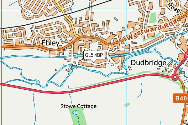 GL5 4BP map - OS VectorMap District (Ordnance Survey)