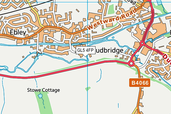 GL5 4FP map - OS VectorMap District (Ordnance Survey)