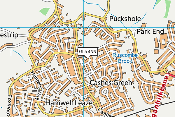 GL5 4NN map - OS VectorMap District (Ordnance Survey)