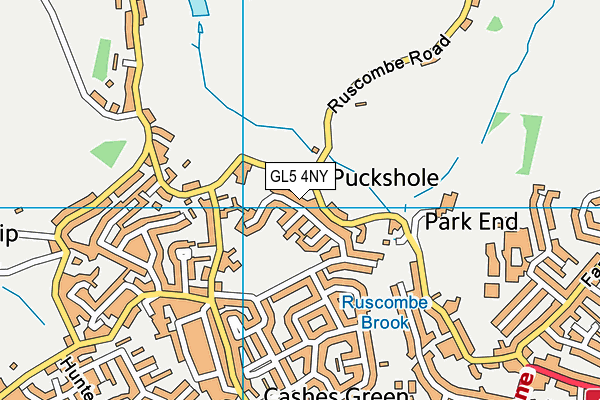 GL5 4NY map - OS VectorMap District (Ordnance Survey)