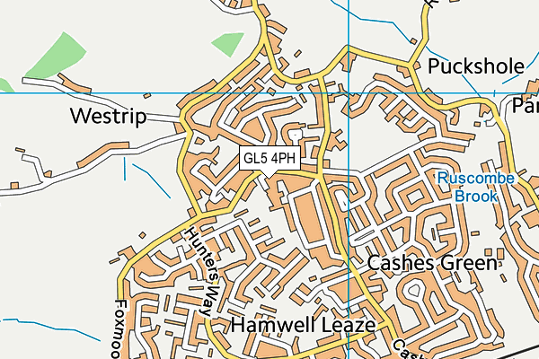 GL5 4PH map - OS VectorMap District (Ordnance Survey)