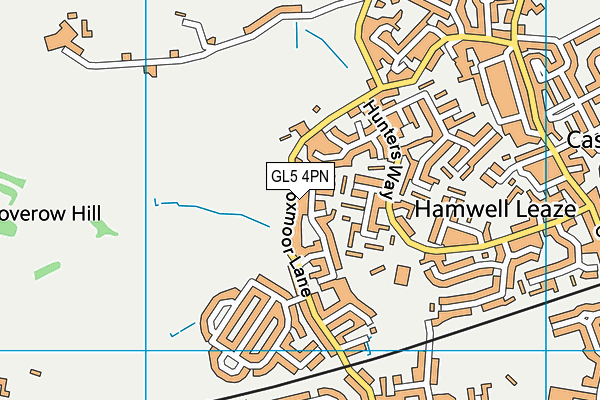 GL5 4PN map - OS VectorMap District (Ordnance Survey)