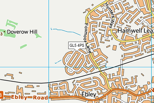 GL5 4PS map - OS VectorMap District (Ordnance Survey)