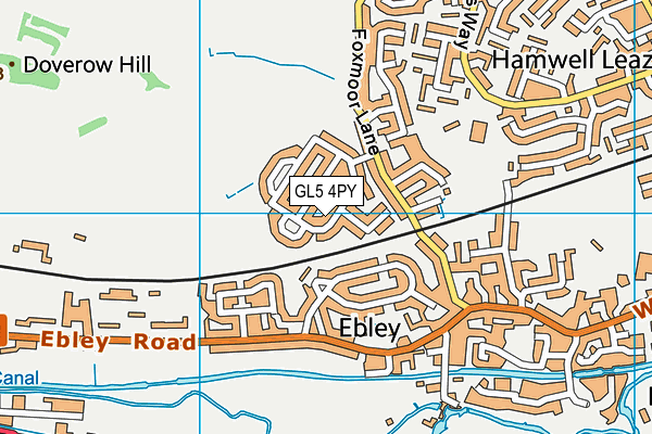 GL5 4PY map - OS VectorMap District (Ordnance Survey)