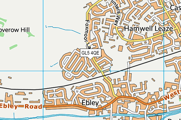 GL5 4QE map - OS VectorMap District (Ordnance Survey)