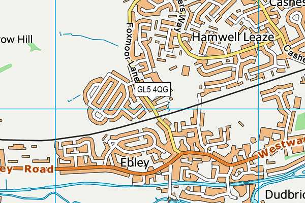 GL5 4QG map - OS VectorMap District (Ordnance Survey)