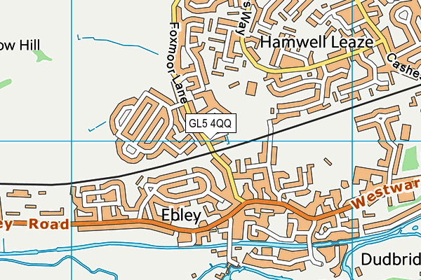 GL5 4QQ map - OS VectorMap District (Ordnance Survey)